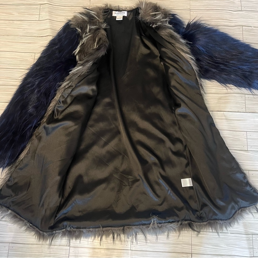 Glamorous Faux Fur Coat - Picture 2 of 6